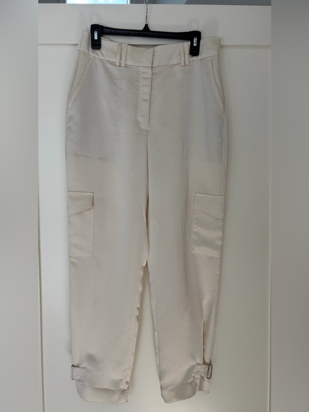 Express Women's Cream Cargo-Style Trousers